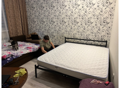 Односпальная кровать Фади 80х200 черная фото покупателя 1179