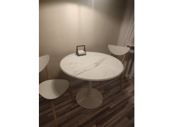 Стол Тулип 90х73 дуб вотан / белый фото покупателя 56