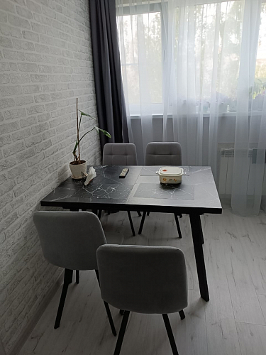 Стул на металлокаркасе Чилли черный / зеленый фото покупателя 401