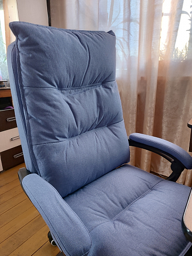 Компьютерное кресло Rapid голубое фото покупателя 124