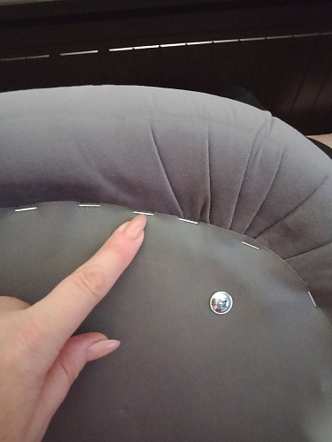 Стул на металлокаркасе Моншау крутящийся velutto 46 / черный фото покупателя 3