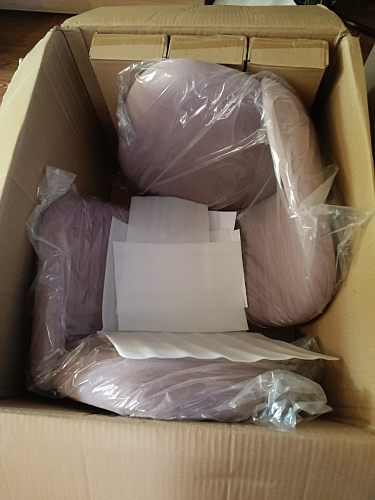 Стул на металлокаркасе Gabi 1 light blue / black / gold фото покупателя 627