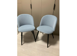 Стул на металлокаркасе Gabi 1 light blue / black фото покупателя 111