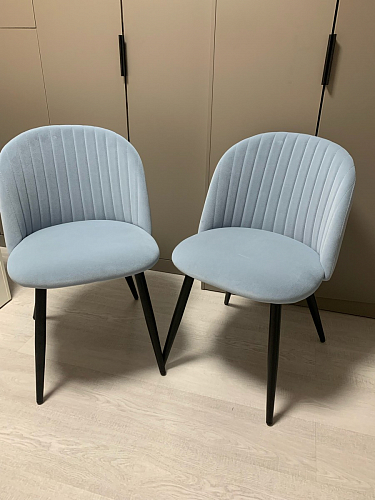 Стул на металлокаркасе Gabi gray / black фото покупателя 995