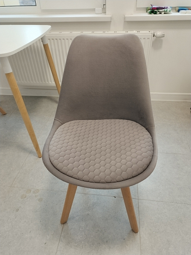 Деревянный стул Bonuss light gray / wood фото покупателя 125