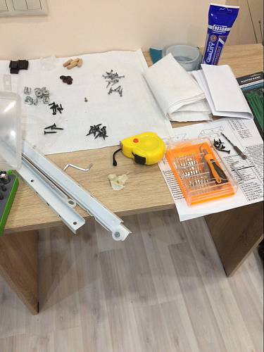 Стол письменный Kiwi белый фото покупателя 38