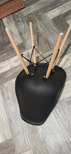 Стул Cindy Eames mod. 001 khaki / natural фото покупателя 67