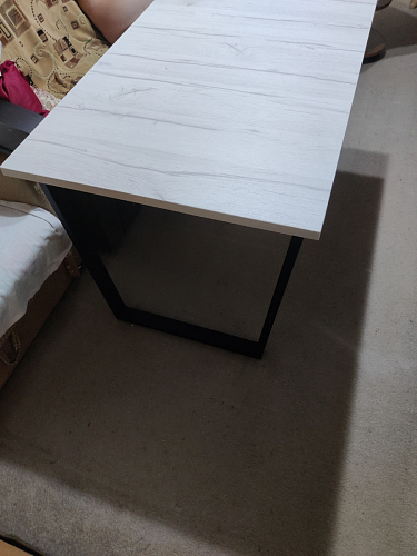 Стол Лота Лофт 120 25 мм сабия / белый матовый фото покупателя 878