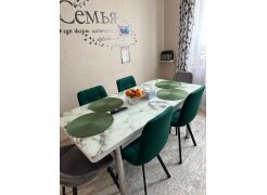 Стул на металлокаркасе Чилли горчичный / белый фото покупателя 308