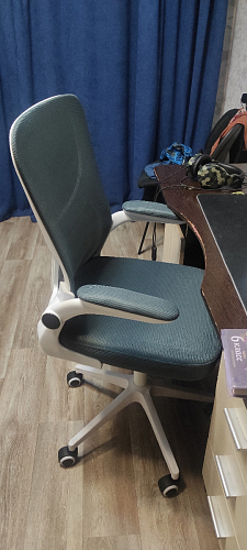 Компьютерное кресло Konfi gray / blue / white фото покупателя 210