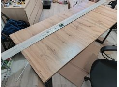 Деревянный стол Лота Лофт 120(160)х75 черный матовый / бетон светлый фото покупателя 178