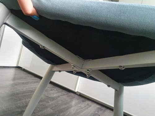 Стул на металлокаркасе Kora black / gray фото покупателя 118