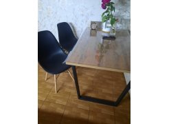 Стол Лота Лофт 120 25 мм сабия / черный матовый фото покупателя 96