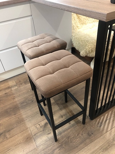 Барный стул Лофт линкольн белый / белый матовый фото покупателя 2