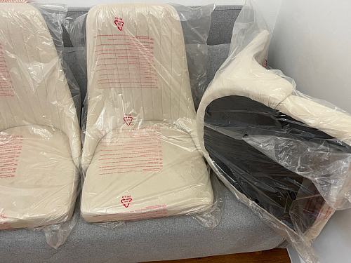 Стул на металлокаркасе Kora dark gray / black фото покупателя 365