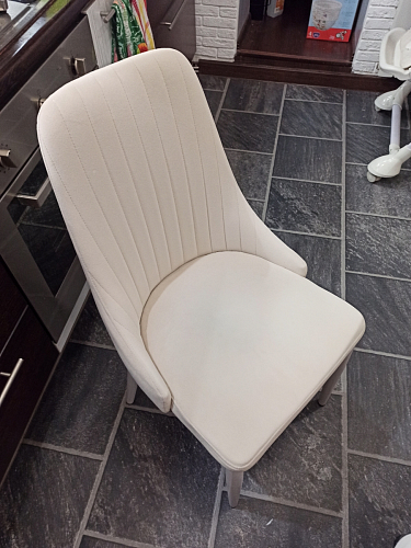 Стул на металлокаркасе Kora dark gray / black фото покупателя 113