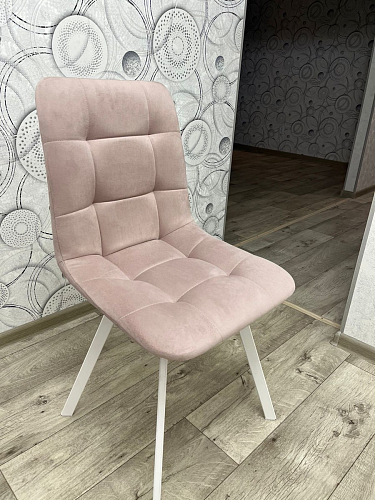 Стул на металлокаркасе Чилли бежевый / белый каркас фото покупателя 1333