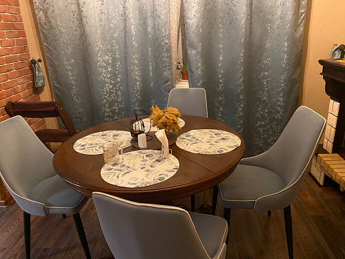 Стул на металлокаркасе Kora black / gray фото покупателя 316