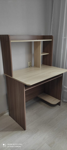 Компьютерный стол Грета-2 белый / дуб крафт золотой фото покупателя 19