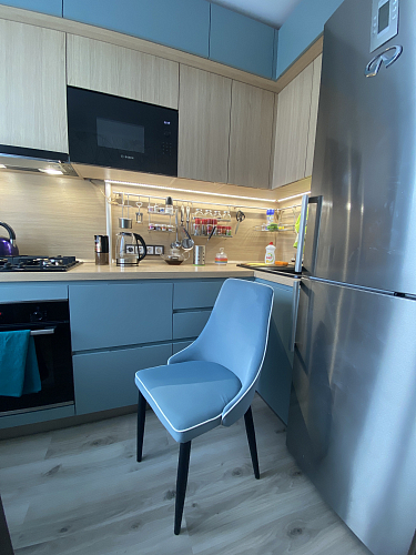 Стул на металлокаркасе Kora 1 gray / black фото покупателя 1