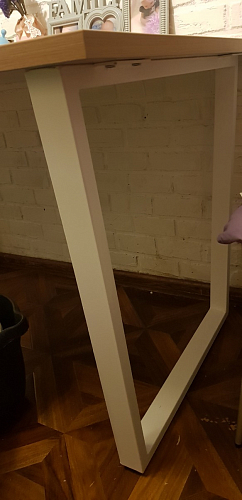 Стол раскладной Лота Лофт 120 25 мм юта / черный матовый фото покупателя 116