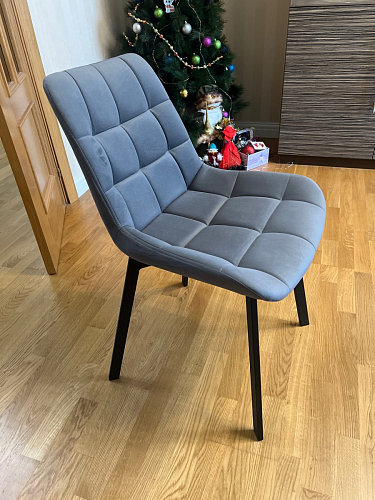 Стул на металлокаркасе Челси К крутящийся бирюзовый / черный фото покупателя 23