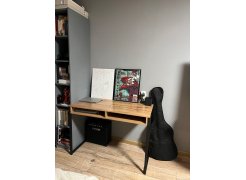 Письменный стол Леон Лофт бетон / черный матовый фото покупателя 64