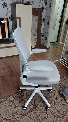 Компьютерное кресло Konfi light gray / white фото покупателя 161
