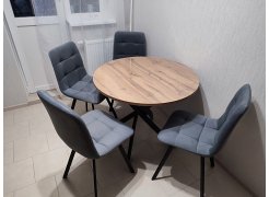 Стул на металлокаркасе Чилли горчичный / белый фото покупателя 47