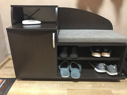 Тумба для обуви Хит венге - Уцененный экземпляр фото покупателя 9