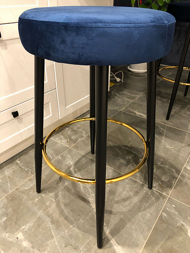 Барный стул Plato 1 dark blue фото покупателя 5