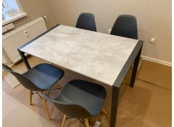 Стол Центавр дуб галифакс / черный матовый фото покупателя 86