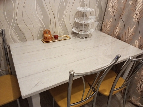 Деревянный стол Лота Лофт 140х80 черный матовый / бетон светлый фото покупателя 515