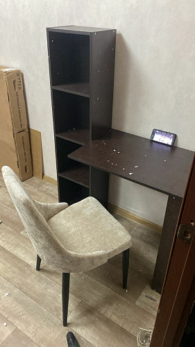 Стул на металлокаркасе Kora light blue / white фото покупателя 303