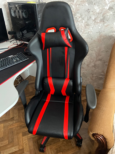 Компьютерное кресло Blok red / black фото покупателя 32