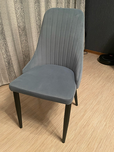 Стул на металлокаркасе Kora light purple / black фото покупателя 26