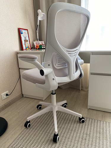 Компьютерное кресло Konfi gray / blue / white фото покупателя 156