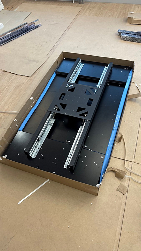 Керамический стол Вилли 140(200)х80 серый мрамор larka grey / черный фото покупателя 4