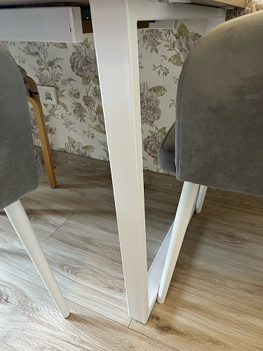 Деревянный стол Лота Лофт 140х80 черный матовый / бетон светлый фото покупателя 290