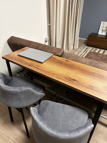 Барная стойка Дилан Лофт 120х60х110 бетон фото покупателя 138