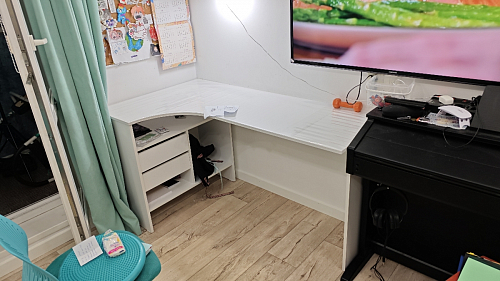 Стол письменный СПм-25 правый венге фото покупателя 69