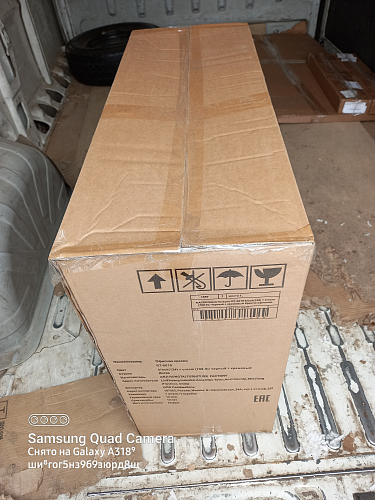 Компьютерное кресло Racer черное / голубое фото покупателя 126