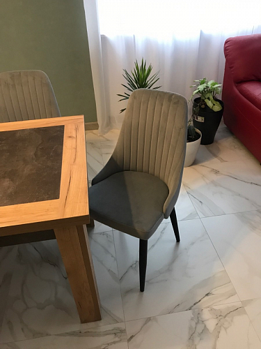 Стул на металлокаркасе Kora gray / black фото покупателя 133