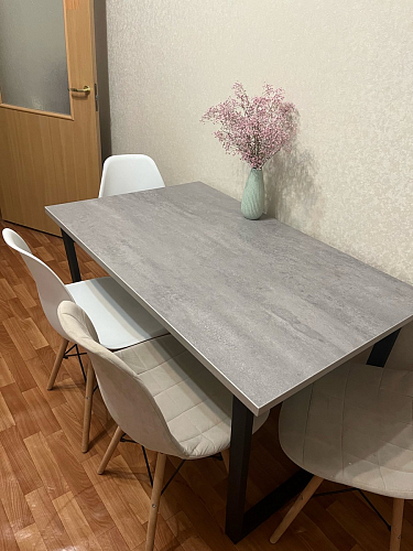 Стол раскладной Лота Лофт 120 25 мм юта / черный матовый фото покупателя 151