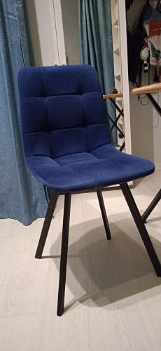 Стул на металлокаркасе Чилли зеленый / черный фото покупателя 1457