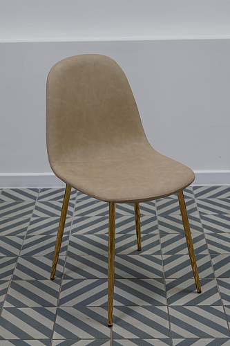 Стул на металлокаркасе Lilu 05 gray / white из шоурума 1