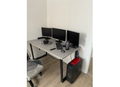 Стол Лота Лофт 120 25 мм сабия / черный матовый фото покупателя 6