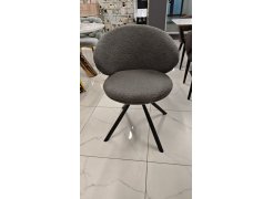 Стул на металлокаркасе Solomon крутящийся white / black из шоурума 1