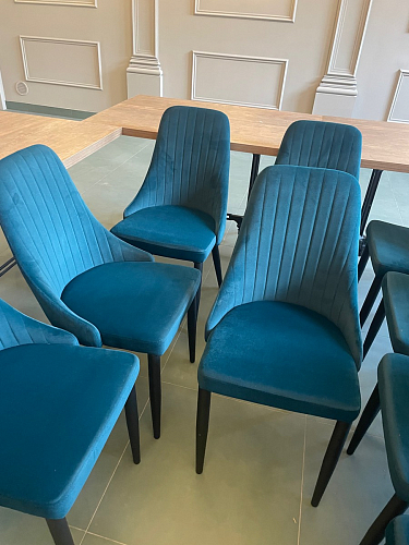 Стул на металлокаркасе Kora light blue / white фото покупателя 312