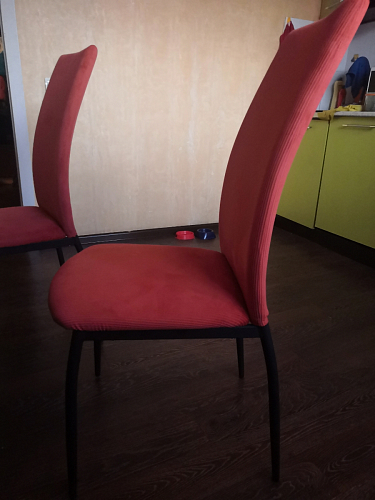 Стул на металлокаркасе Tod light blue / yellow / black фото покупателя 70